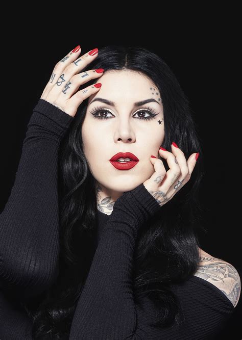 Kat von d a - The constellation of stars at her temple. David Livingston/Getty Images. Kat Von D's most prominent and iconic tattoo has to be the collection of stars that rain down from her temple and over the ...